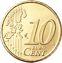 Euromince - 10 centů