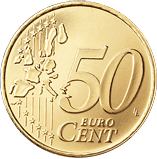Euromince - 50 centů
